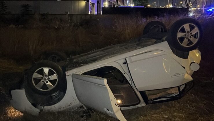 Bursa’da otomobil devrildi: 5 yaralı