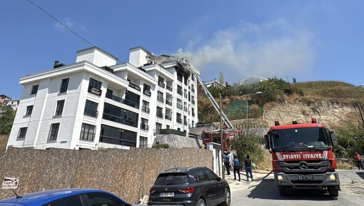 Büyükçekmece’de yangın: 5 katlı binada panik