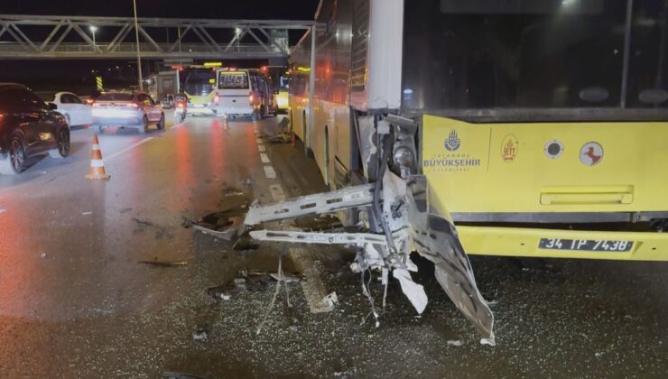 Büyükçekmece’de zincirleme kaza: 3 yaralı