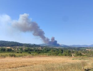 Çanakkale’de Orman Yangınına Müdahale