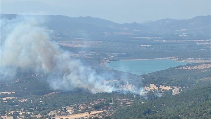 Çanakkale’de zirai alanda yangın: 5 uçak ve 5 helikopterle müdahale