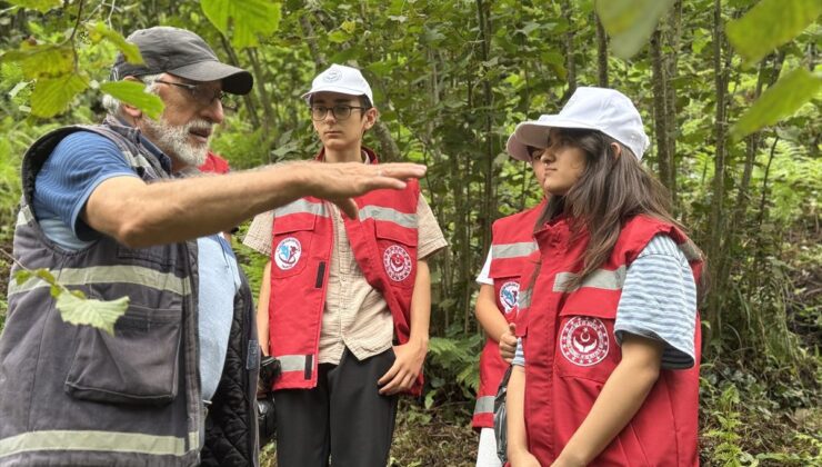 Çocuklar Fındık Bahçesinde Organik Tarımı Öğrendi
