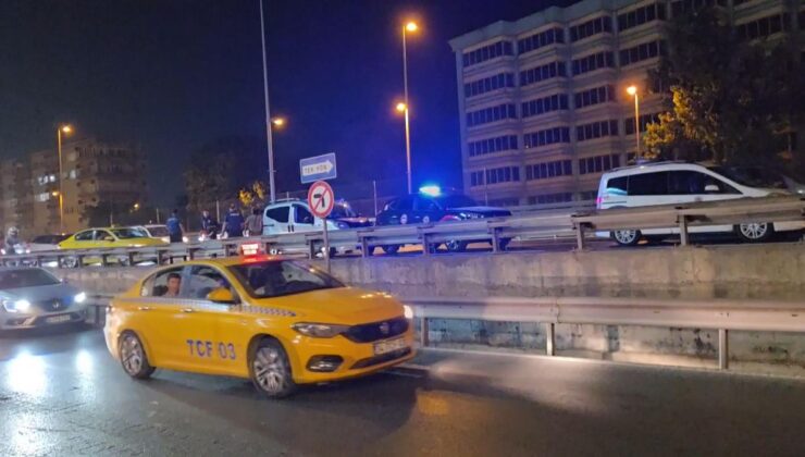 D-100’de Şüpheli Araç Paniği: Polis Arama Yaptı, Trafik Kilitlendi