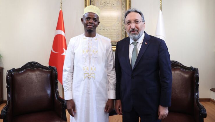 Diyanet Başkanı, Ruanda Müftüsü ile Görüştü