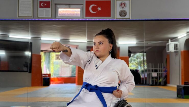 Doğuştan Spina Bifida hastası Şerife Tümer Şencan, hamileliğine rağmen spordan vazgeçmiyor