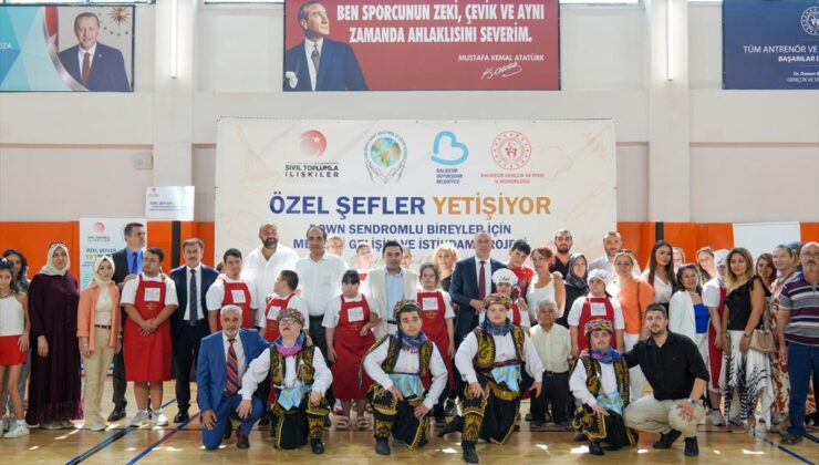 Down Sendromlu Bireyler İçin ‘Özel Şefler’ Projesi Balıkesir’de Tanıtıldı