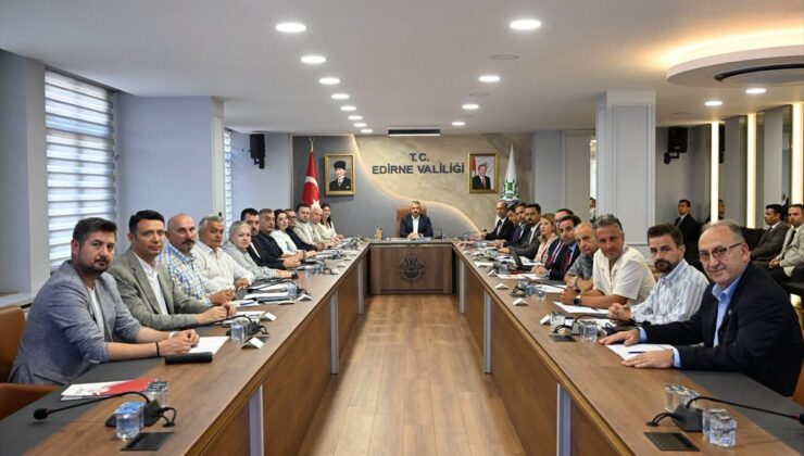Edirne Turizm Tanıtım Toplantısı Vali Sezer Başkanlığında Yapıldı