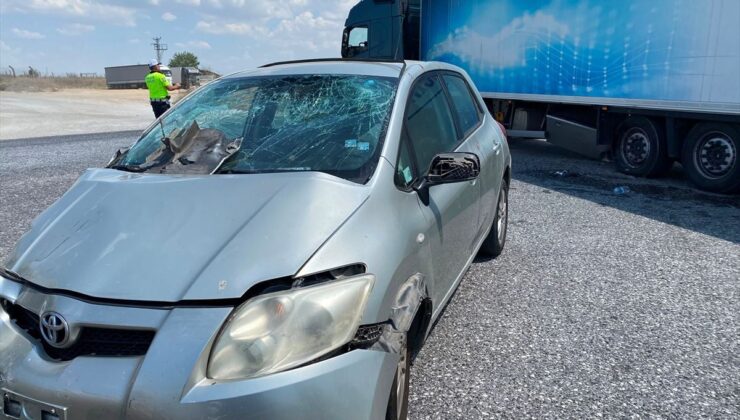 Edirne’de Tır ile Otomobil Çarpıştı: 1 Yaralı