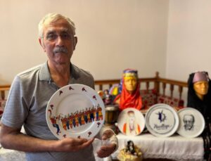 Emekli İnşaat Teknikeri Türk Halk Oyunlarını Tabaklara İşliyor