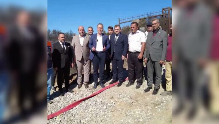 Erbakan, Balıkesir’de yangın bölgesini ziyaret etti