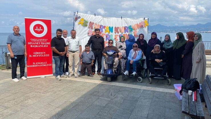 Espiye’de Kur’an Kursu Öğrencileri ve Engelliler Buluştu