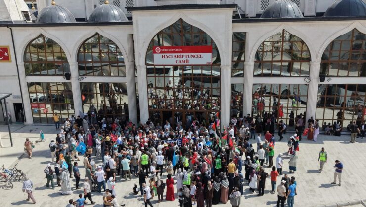 Filistin Konvoyu Niğde’de Karşılandı