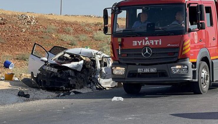 Gaziantep’te korkunç kaza: 2 ölü, 4 yaralı