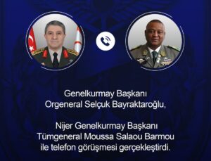 Genelkurmay Başkanı Bayraktaroğlu, Nijerli mevkidaşıyla görüştü