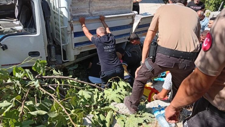 Hatay’da kamyonet devrildi: 65 yaşındaki kadın hayatını kaybetti