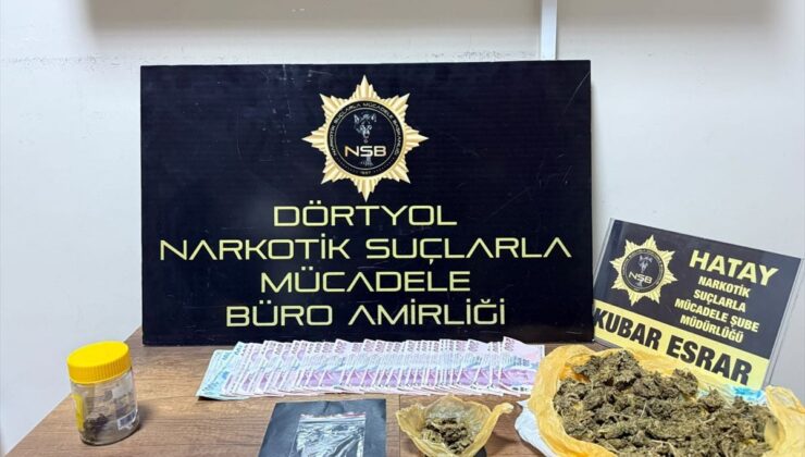 Hatay’da uyuşturucu operasyonu: 2 gözaltı