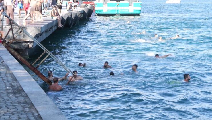 İstanbul’da Sıcak Havada Bebek Sahili’ne Akın