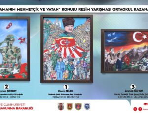 Kahramanım Mehmetçik ve Vatan Resim Yarışması Sonuçlandı