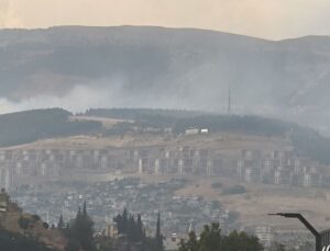 Kahramanmaraş’ta Ahır Dağı’nda Orman Yangını