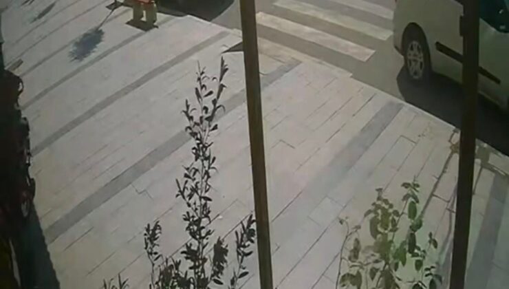 Karabük’te Yaya Geçidinde Kaza Anı Kamerada