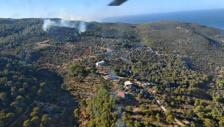Kaş’ta Orman Yangını: Ekipler Havadan ve Karadan Müdahale Ediyor