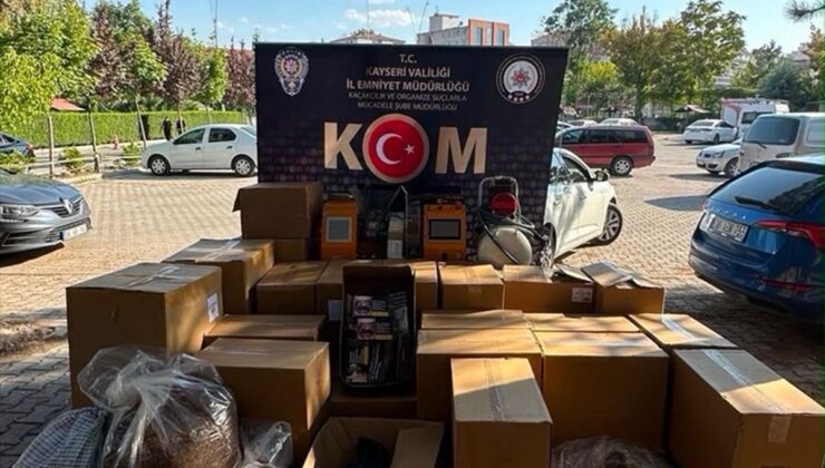 Kayseri’de Kaçakçılık Operasyonu: 270 Bin Makaron Ele Geçirildi
