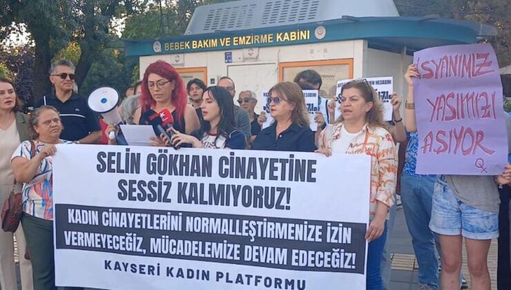 Kayseri’de Kadın Cinayeti Protesto Edildi