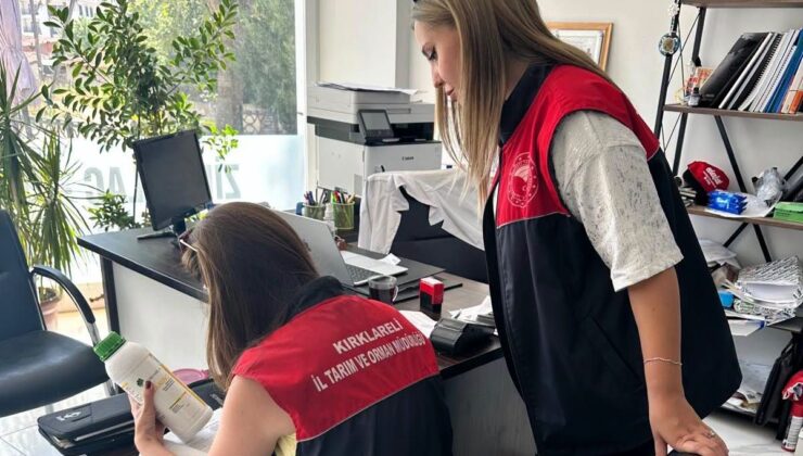 Kırklareli’nde gübre satışı yapan bayiler denetlendi