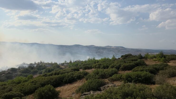 Kula’da orman yangınına müdahale