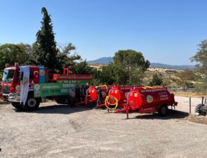 Manisa’nın 3 Mahallesine Yangın Tankeri