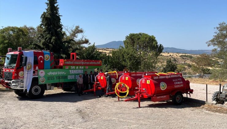 Manisa’nın 3 Mahallesine Yangın Tankeri
