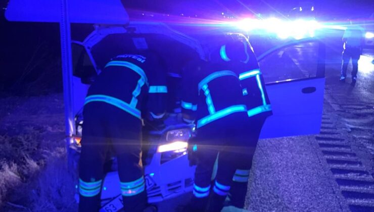 Mardin’de Otomobil Yol Kenarına Savruldu: 3 Yaralı