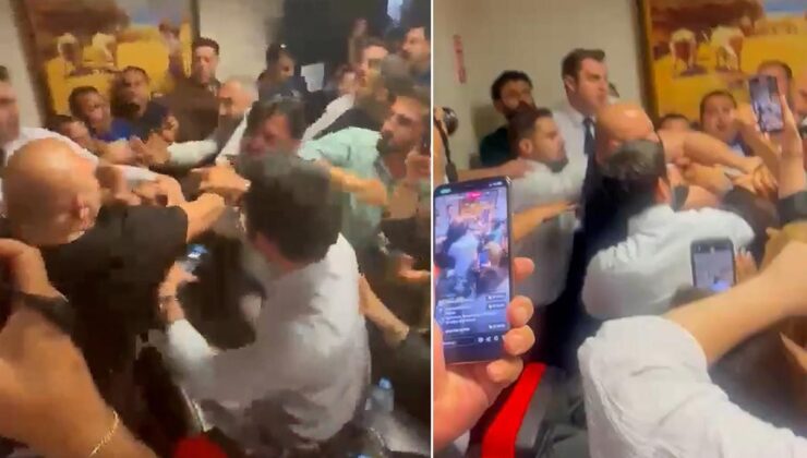 Menderes Belediye başkanvekili seçiminde yumruklu kavga
