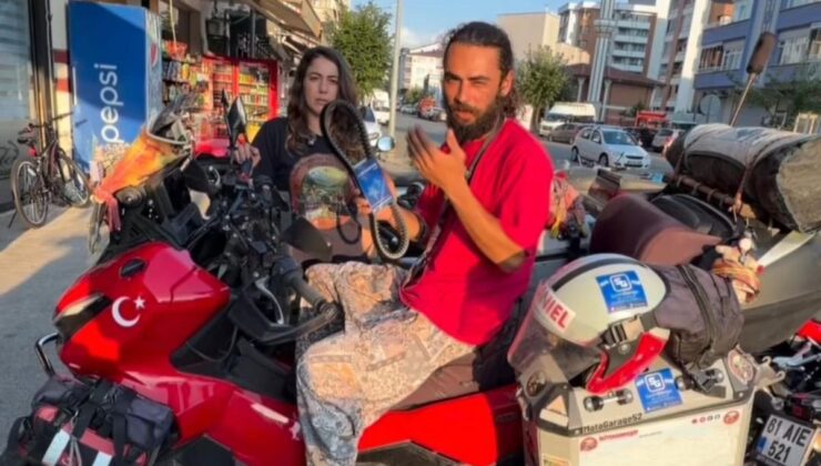 Motokampçı Çift: 28 Ayda 67 İli Gezdiler