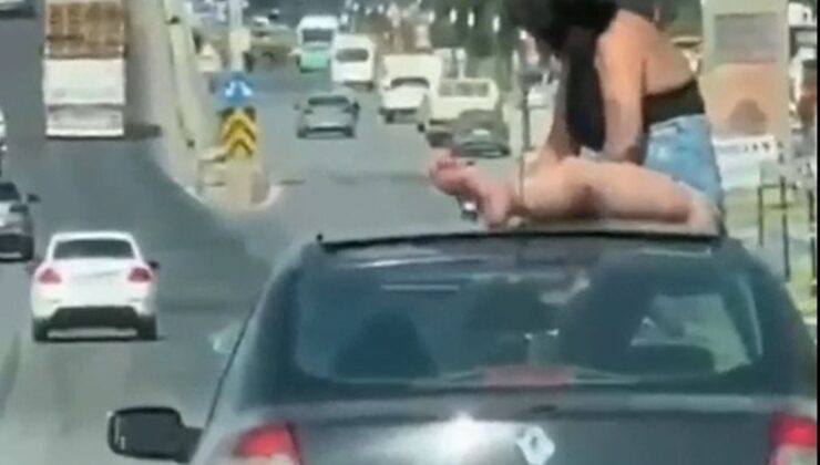 Salihli’de Açılır Tavana Çıkan Kadın ve Sürücü Gözaltında