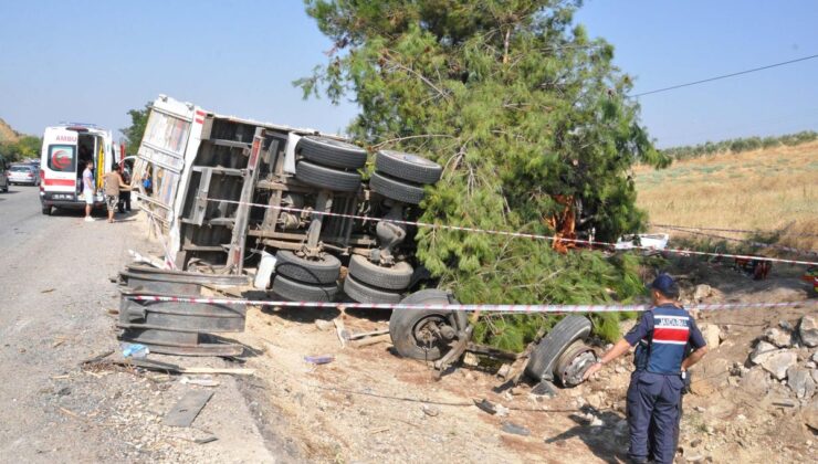 Salihli’de Feci Kaza: 1 Ölü, 7 Yaralı