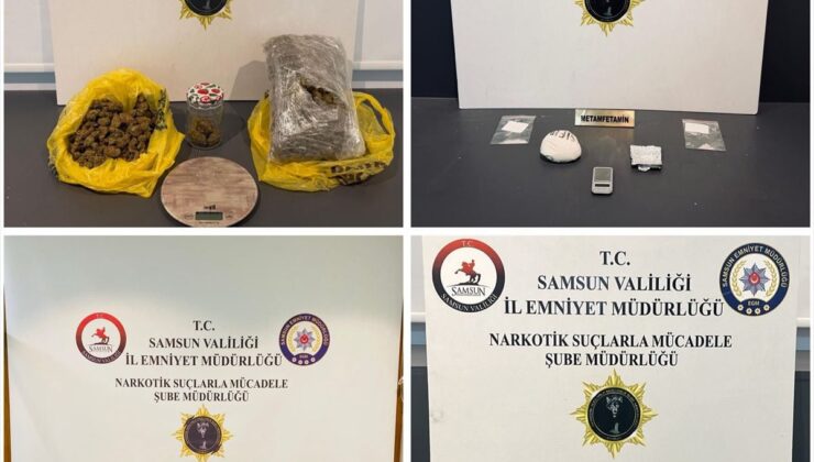 Samsun’da Uyuşturucu Operasyonu: 12 Gözaltı