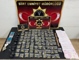 Siirt’te uyuşturucu operasyonu: 2 gözaltı