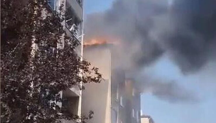 Silivri’de Apartman Çatısında Yangın: Can Kaybı Yok
