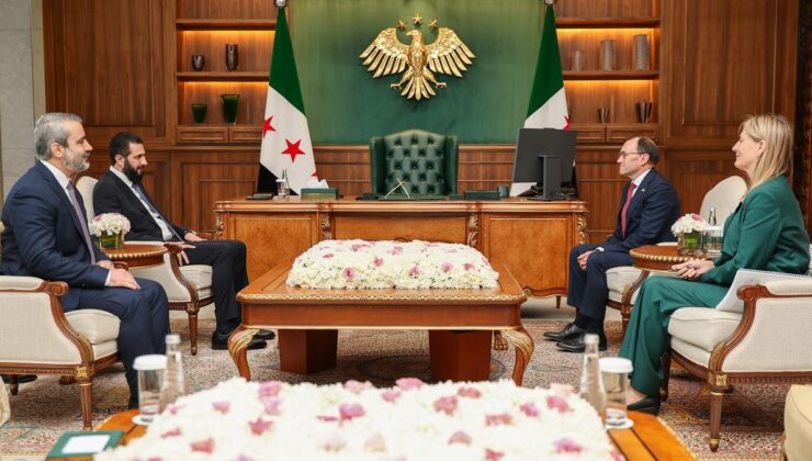 Suriye Cumhurbaşkanı Şara, Norveç Dışişleri Bakanı’nı kabul etti