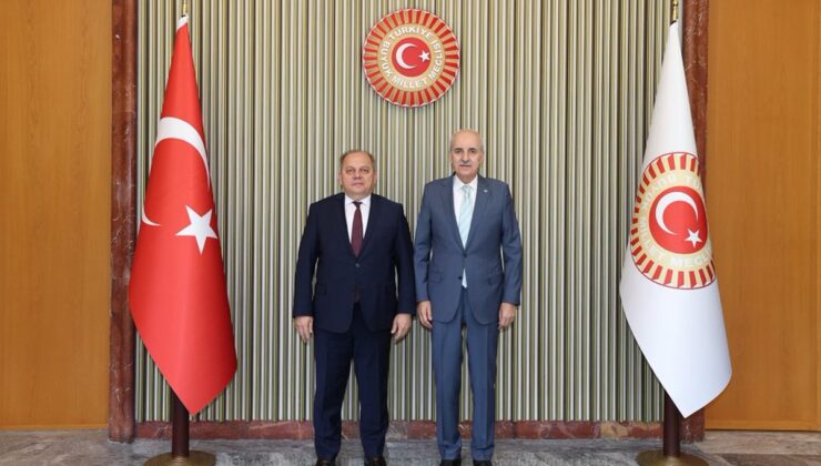 TBMM Başkanı Kurtulmuş, Yargıtay Başkanı Kerkez’i Kabul Etti
