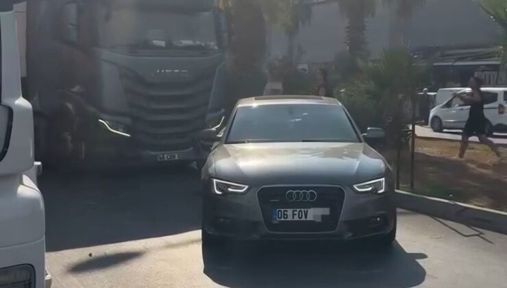TIR şoförü, otomobile çarpıp kaçtı