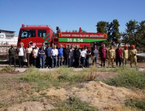 Tire’de 18 gönüllü orman yangınıyla mücadele sertifikası aldı