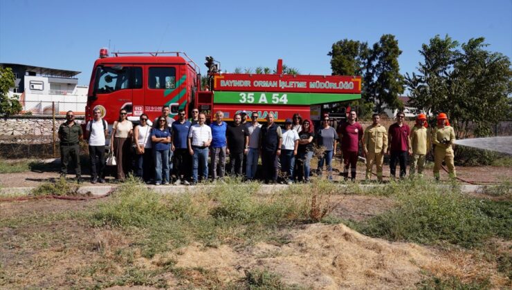 Tire’de 18 gönüllü orman yangınıyla mücadele sertifikası aldı
