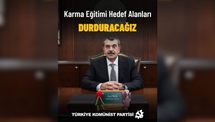 TKP’den “karma eğitim” açıklaması: Cumhuriyet ve laiklik düşmanı, en başta da çocuk düşmanı olan bu girişim durdurulmalı