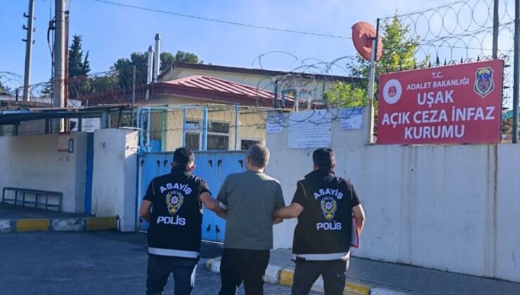 Uşak’ta 26 Yıl Ceza Alan Firari Yakalandı