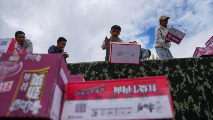 Xizang’daki heyelan bölgesine yardım malzemeleri ulaştı