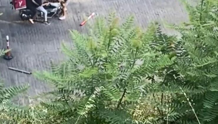 Yarı Çıplak Şahıs Motosikletin Önüne Atladı: Dayak Yedi, Gözaltına Alındı