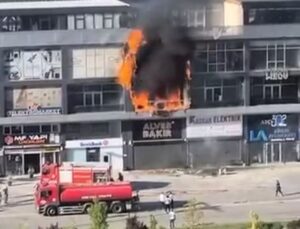 Yenimahalle’de Hırdavat Dükkanında Yangın