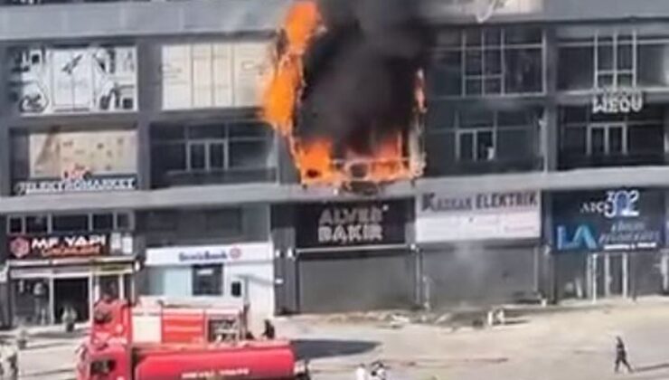 Yenimahalle’de Hırdavat Dükkanında Yangın